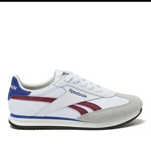 Reebok Fiori Sneakers, Size 6. White, Blue, Red. Brand new, without tags.